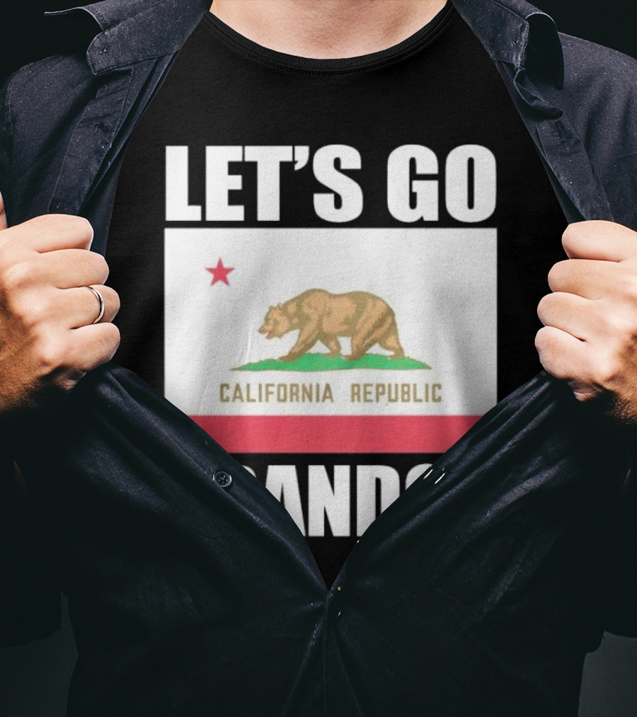 Let’s Go Brandon California Republic Flag T-Shirt