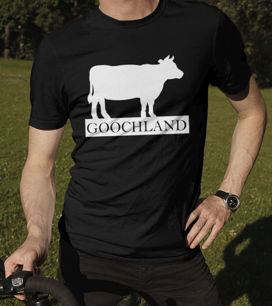 Goochland Cow Silhouette White T-Shirt