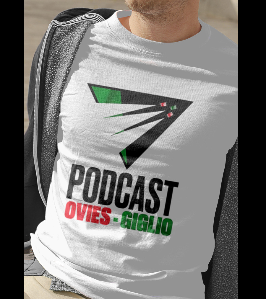 Podcasts Ovies Giglio Football Discussion With Triangular Color Stream T-Shirt