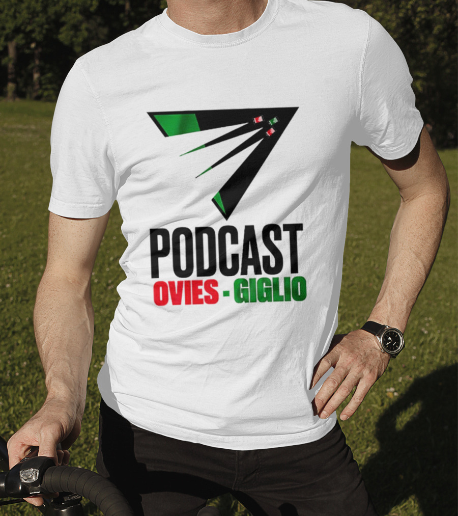 Podcasts Ovies Giglio Football Discussion With Triangular Color Stream T-Shirt