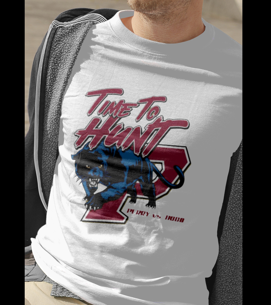 Time To Hunt Perry Vs. Hoco Panther Gold Out T-Shirt