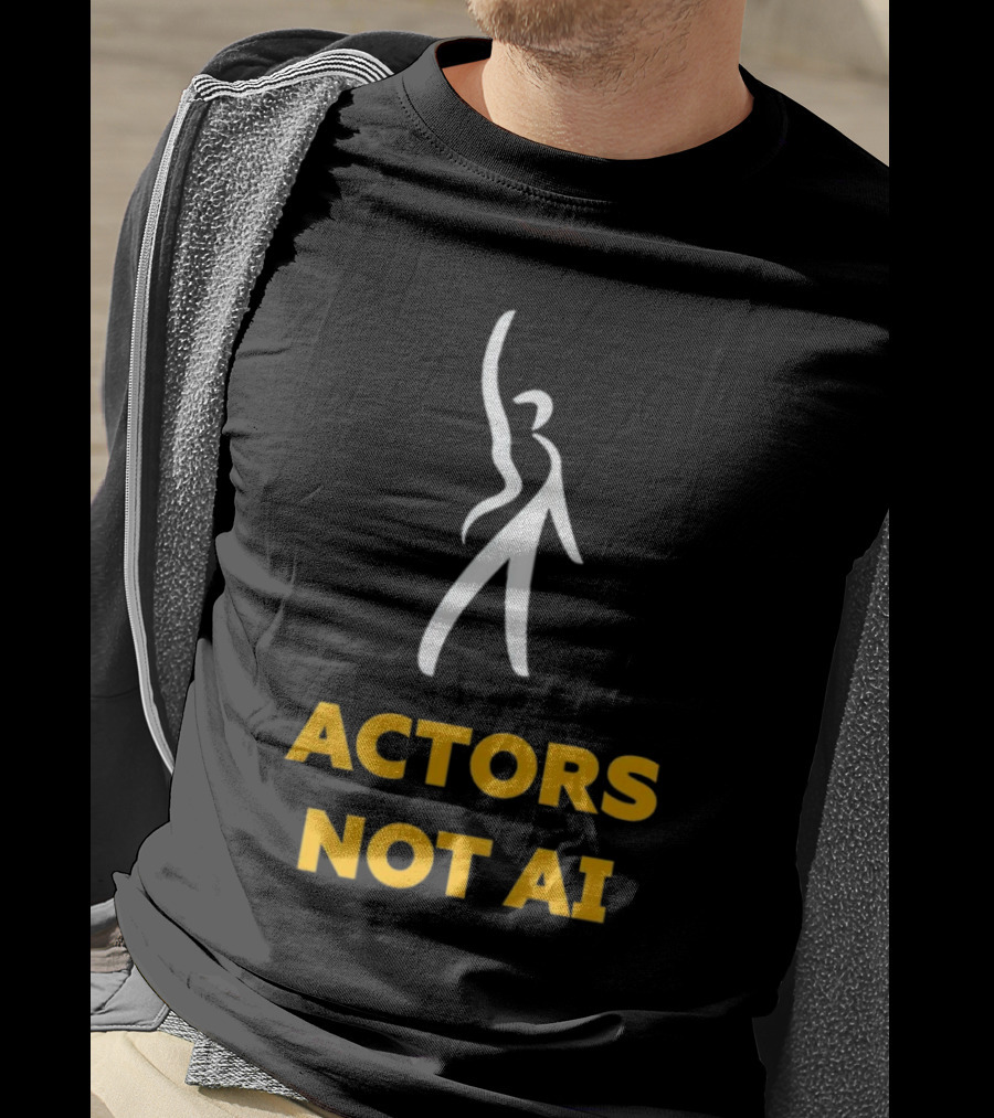 Actors Not AI Striking Pose T-Shirt