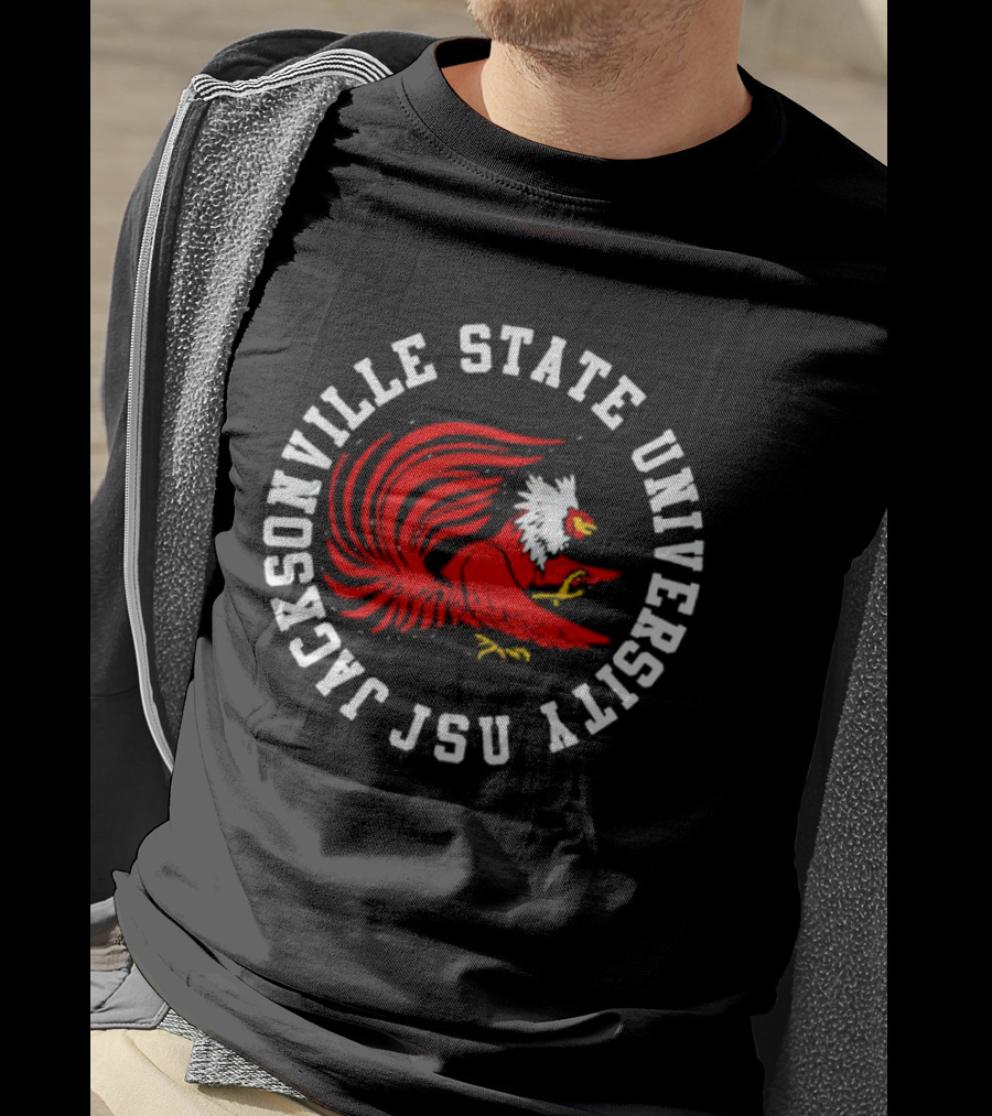 Jacksonville State University JSU Gamecocks Rooster Logo Alabama T-Shirt