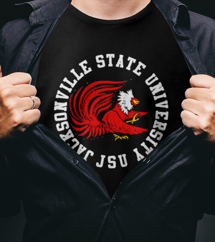 Jacksonville State University JSU Gamecocks Rooster Logo Alabama T-Shirt