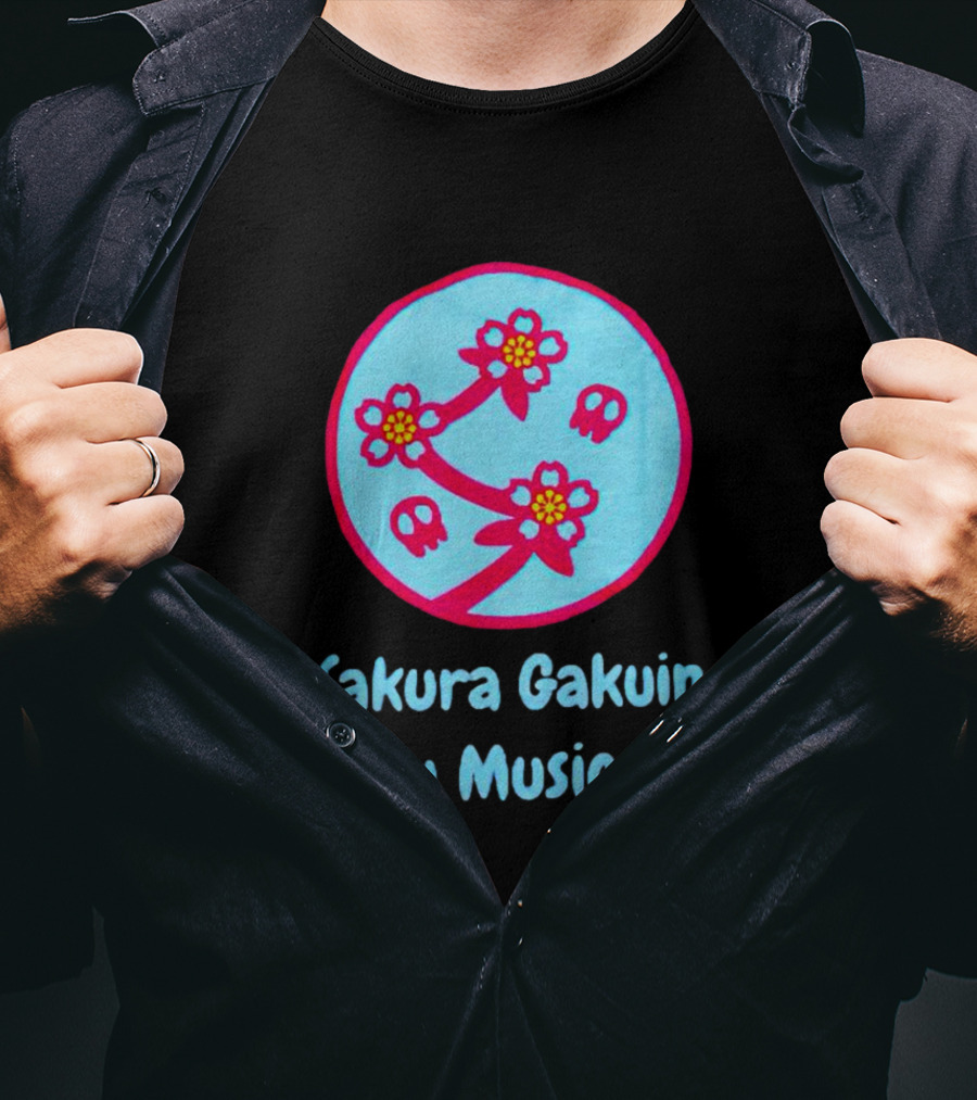 Sakura Gakuin Heavy Music Club Cherry Blossom Skulls T-Shirt