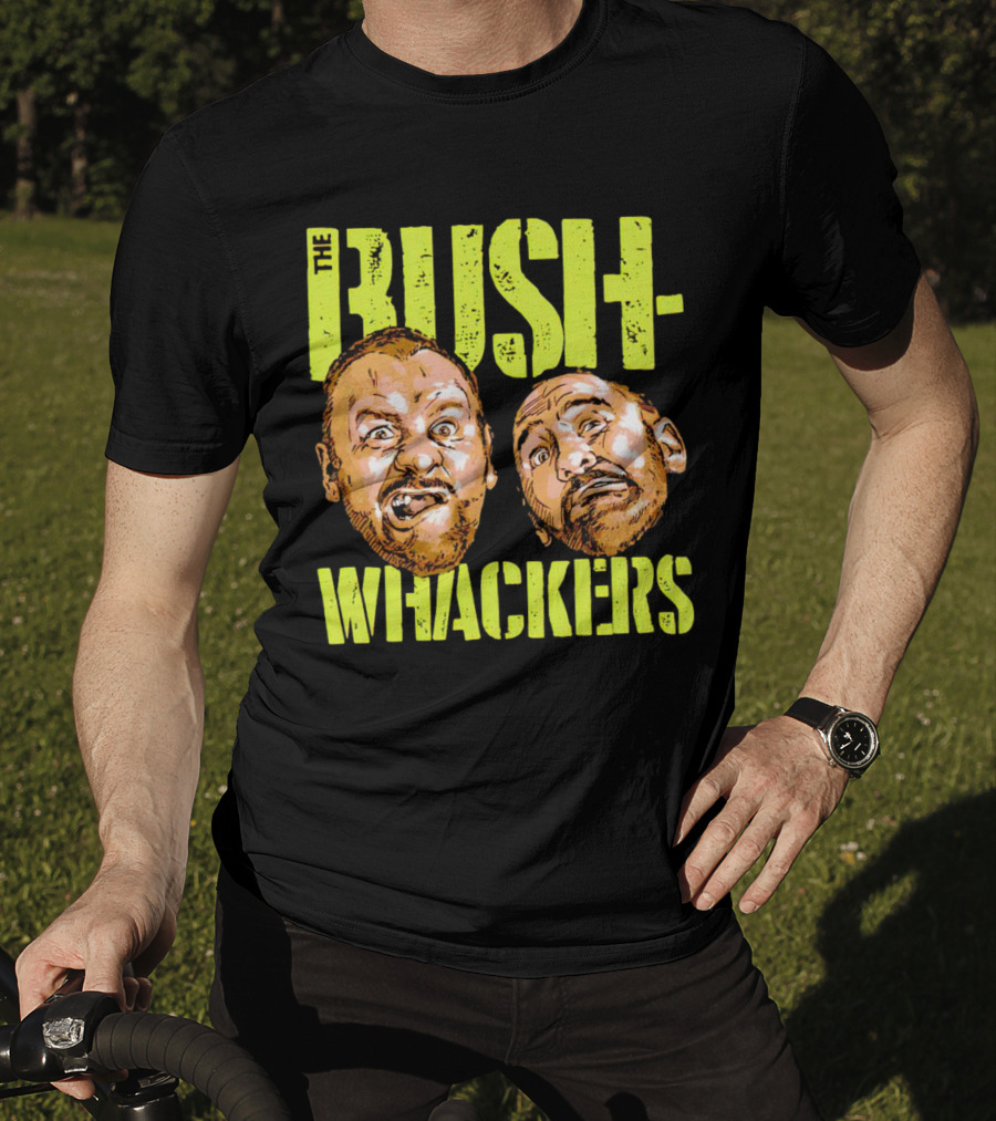 The Bushwhackers Wrestling Legends Bold Retro Faces T-Shirt