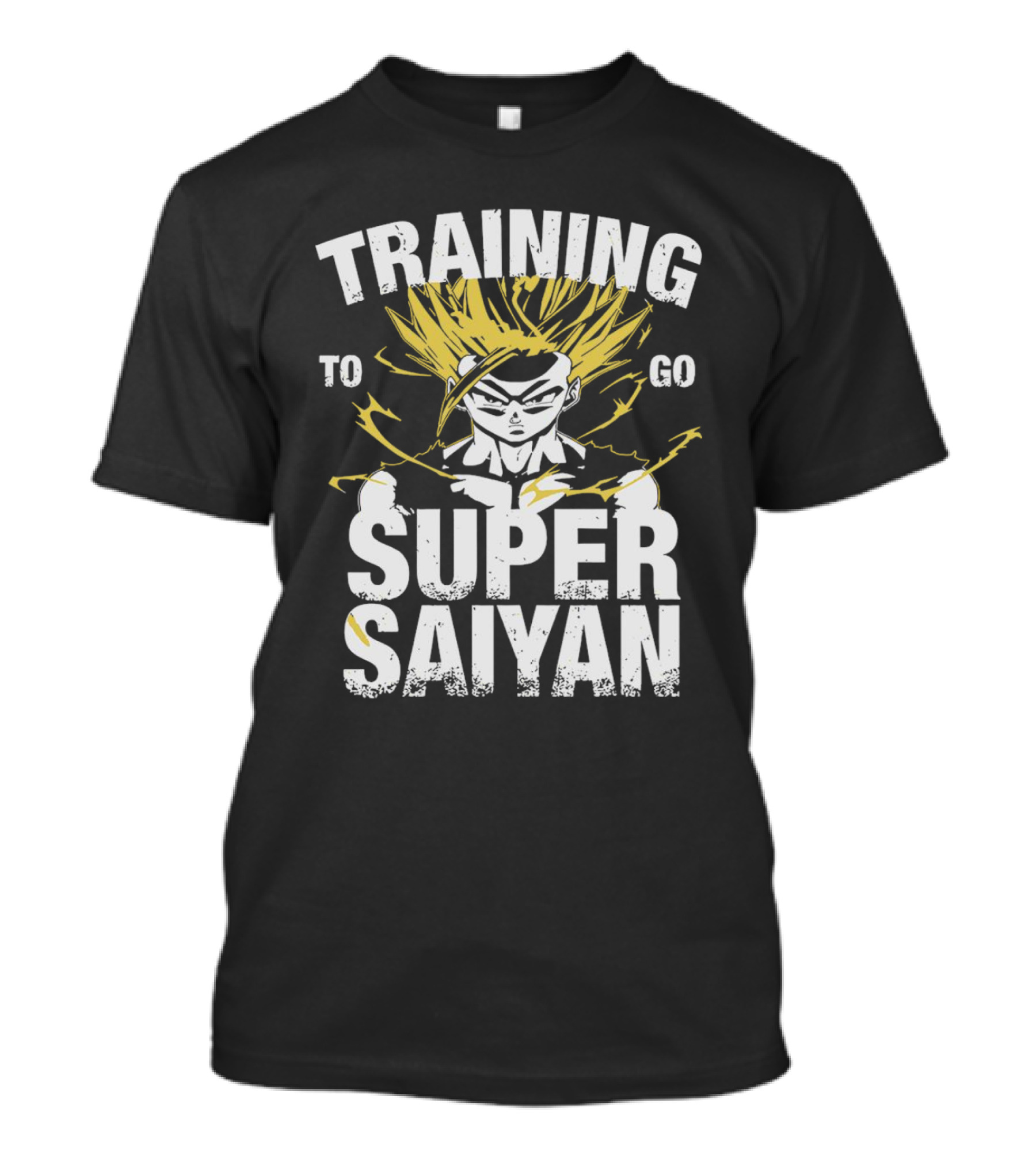 Training To Go Super Saiyan Gohan Anime Power Level Transformation T-Shirt