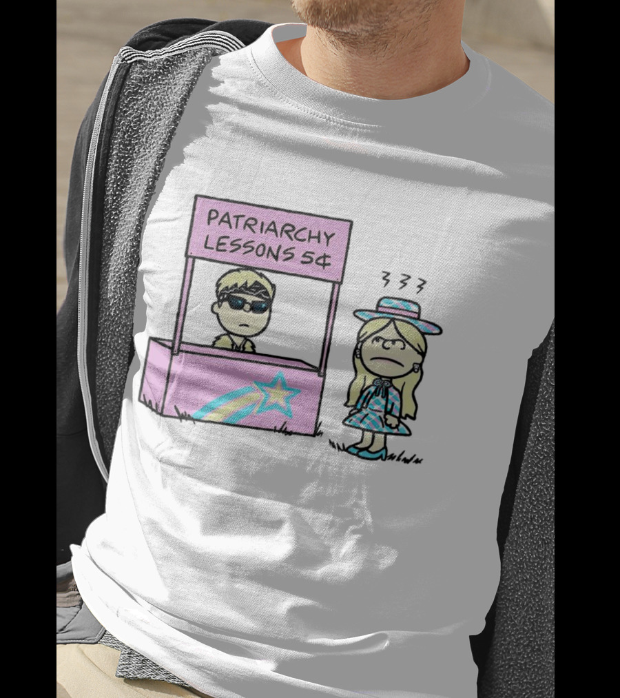 Patriarchy Lessons 5¢ Barbie Peanuts T-Shirt