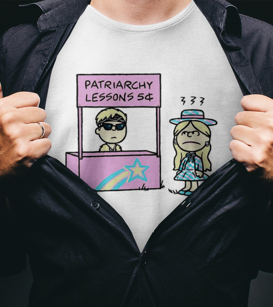 Patriarchy Lessons 5¢ Barbie Peanuts T-Shirt