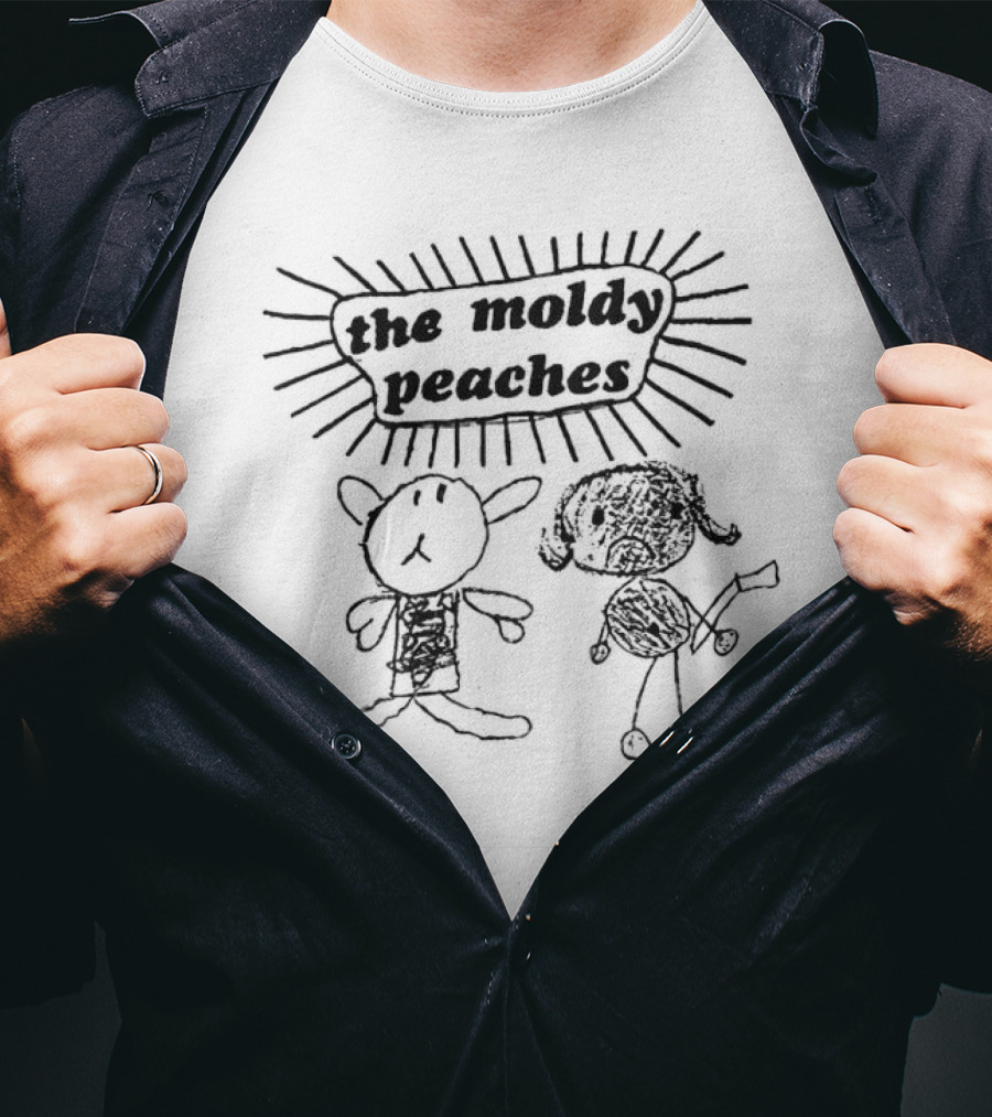 The Moldy Peaches Illustrated Characters T-Shirt