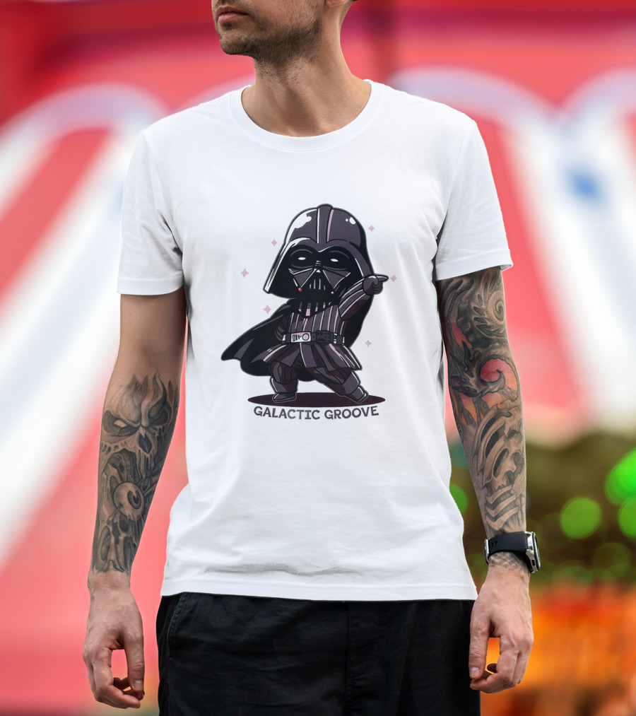 Galactic Groove Dancing Vader Disco Star Wars T-Shirt