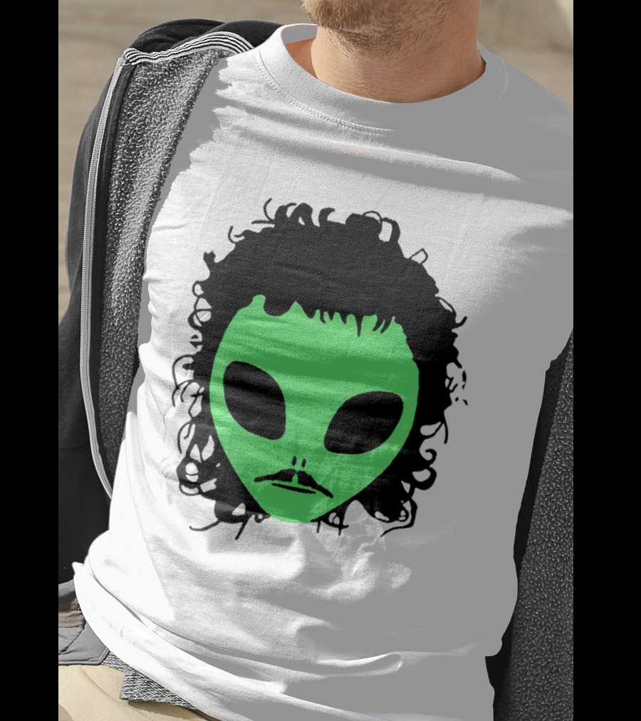 Kurtis Conner Eh Alien Green Face Black Hair T-Shirt