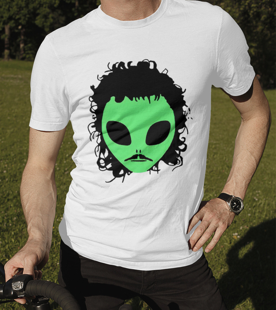 Kurtis Conner Eh Alien Green Face Black Hair T-Shirt