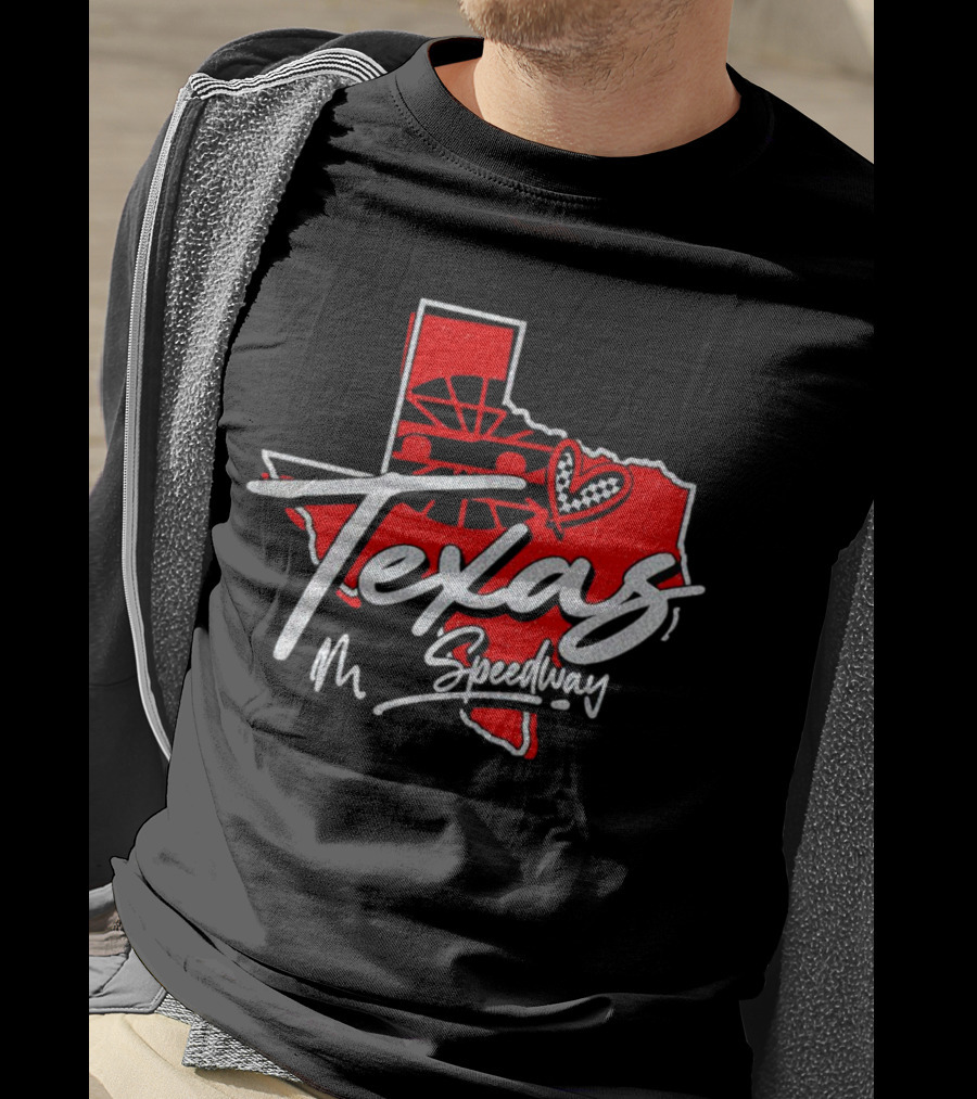 Texas Speedway Love Racing Heart T-Shirt