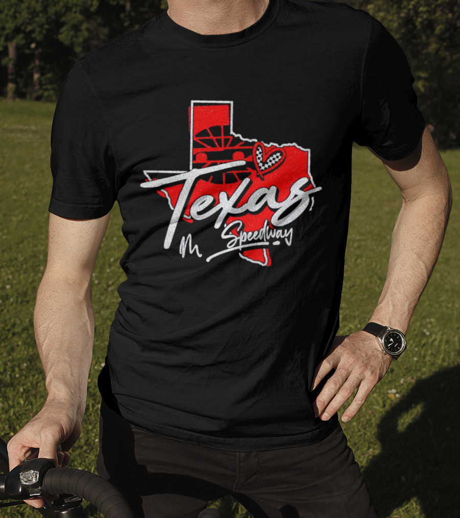 Texas Speedway Love Racing Heart T-Shirt