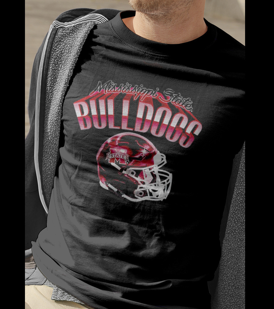 Mississippi State Bulldogs Helmet T-Shirt