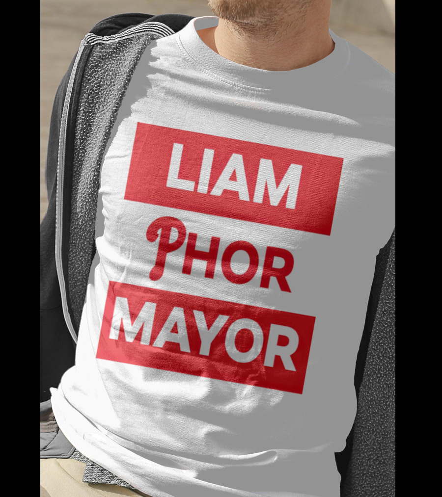 LIAM PHOR MAYOR Philadelphia Phillies T-Shirt