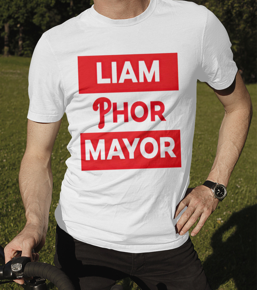 LIAM PHOR MAYOR Philadelphia Phillies T-Shirt