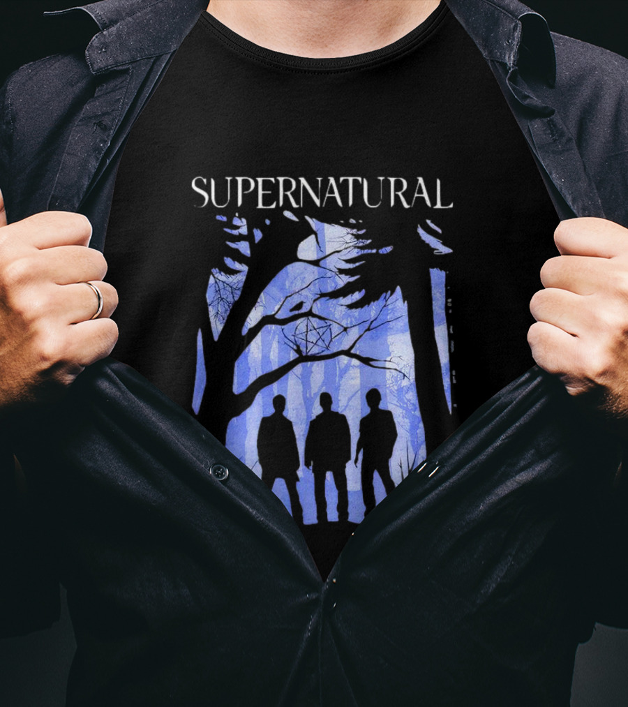 Supernatural Forest Silhouettes Trio T-Shirt