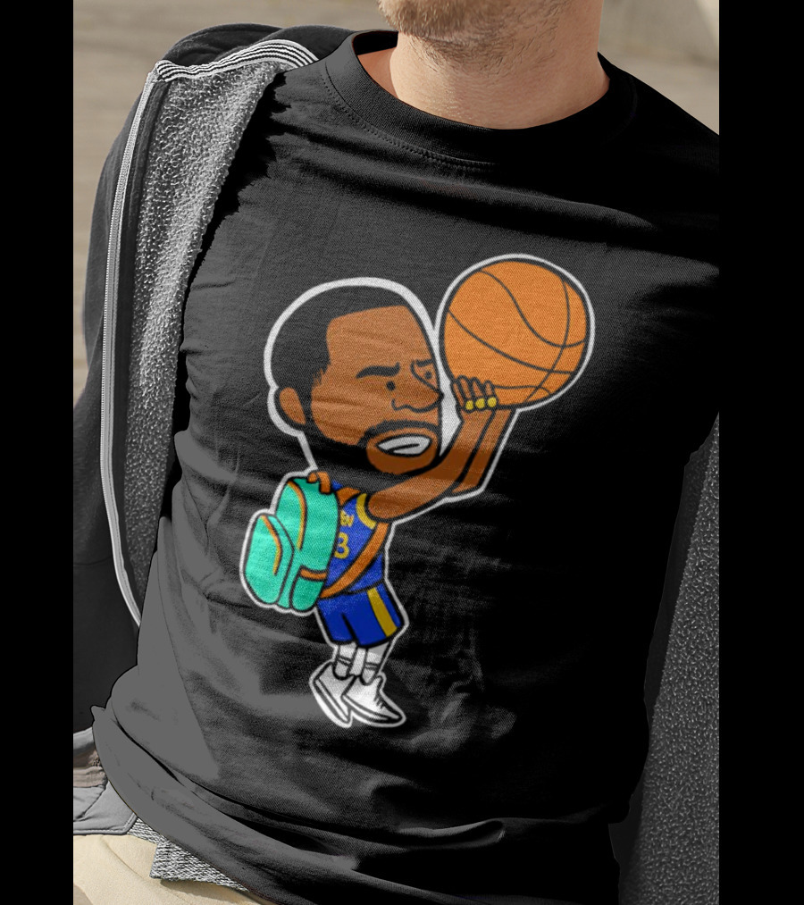 Dray Backpack Basketball Player Cartoon T-Shirt