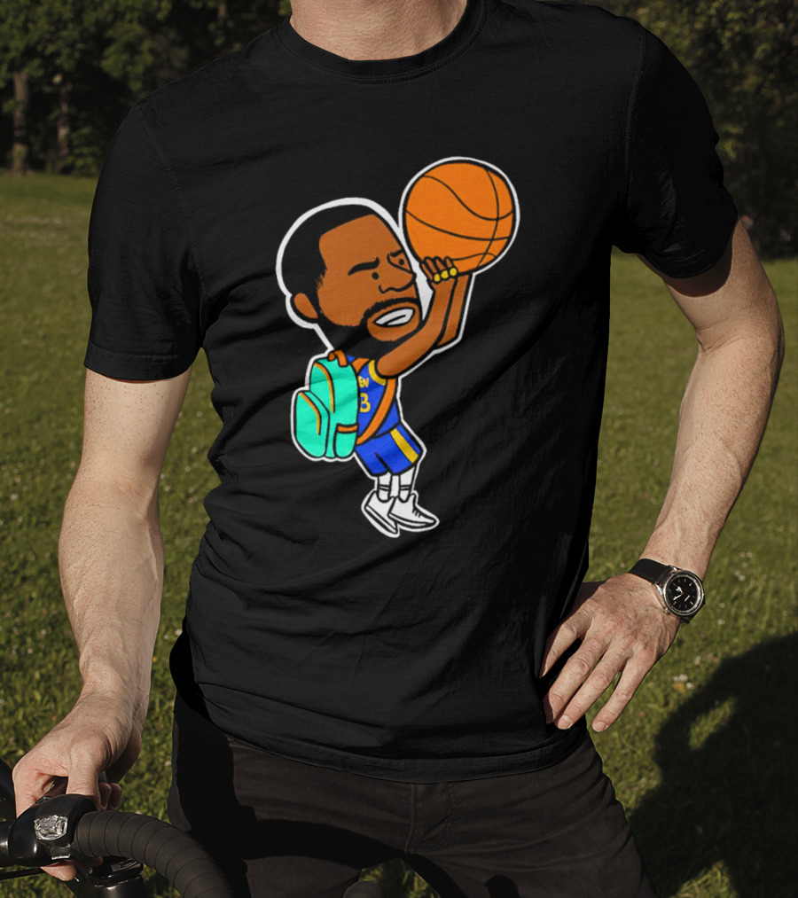 Dray Backpack Basketball Player Cartoon T-Shirt