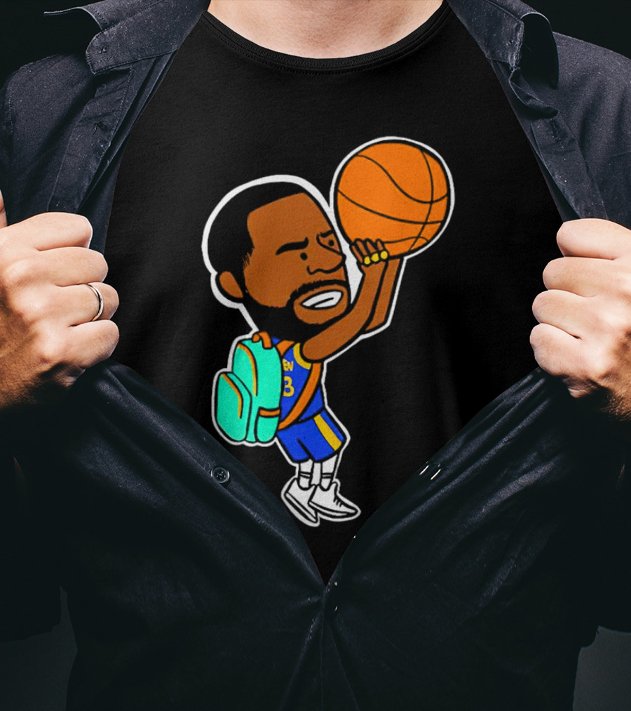 Dray Backpack Basketball Player Cartoon T-Shirt
