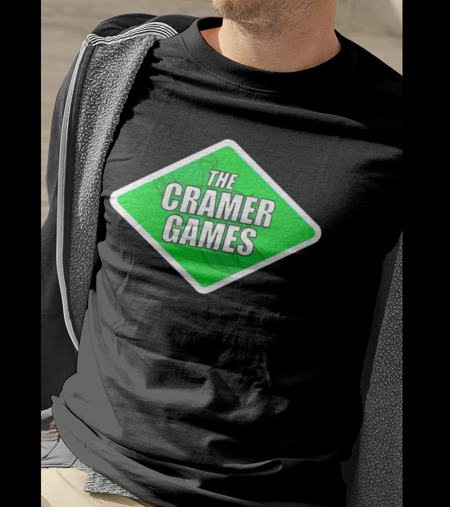 The Cramer Games Green Diamond Logo With Roller Coaster Element T-Shirt