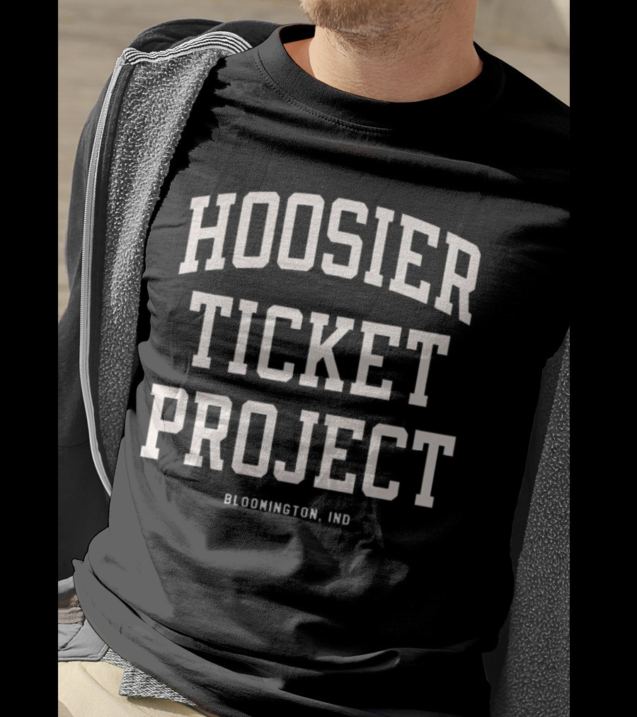 Hoosier Ticket Project Bloomington Indiana Basketball Enthusiasts T-Shirt