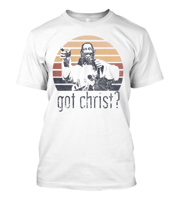 Got Christ Vintage Retro Sunset T-Shirt