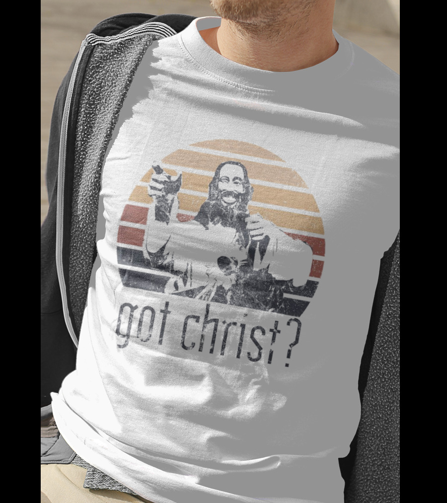 Got Christ Vintage Retro Sunset T-Shirt