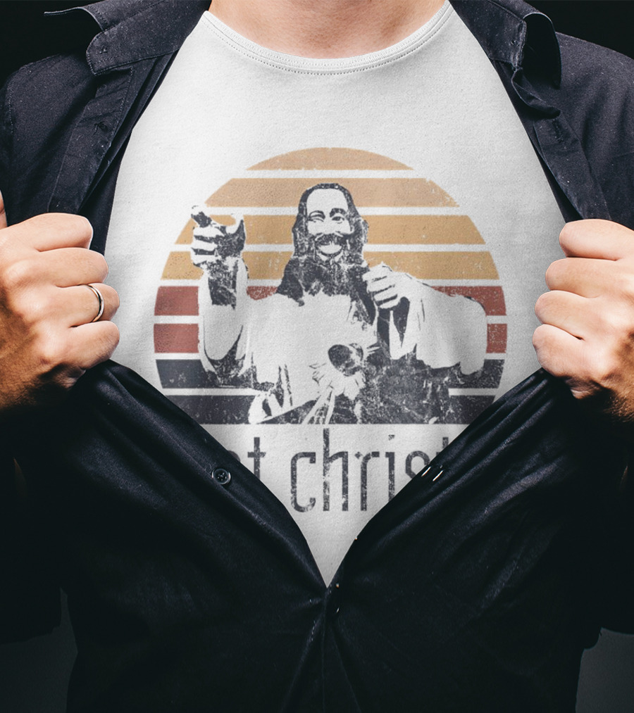Got Christ Vintage Retro Sunset T-Shirt