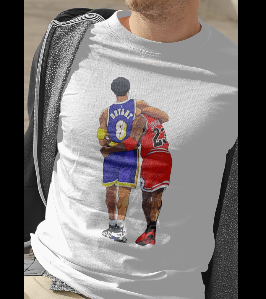 Kobe Bryant Michael Jordan Forever 8 23 Lakers Bulls T-Shirt