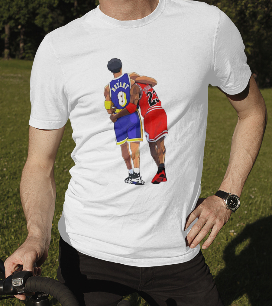 Kobe Bryant Michael Jordan Forever 8 23 Lakers Bulls T-Shirt