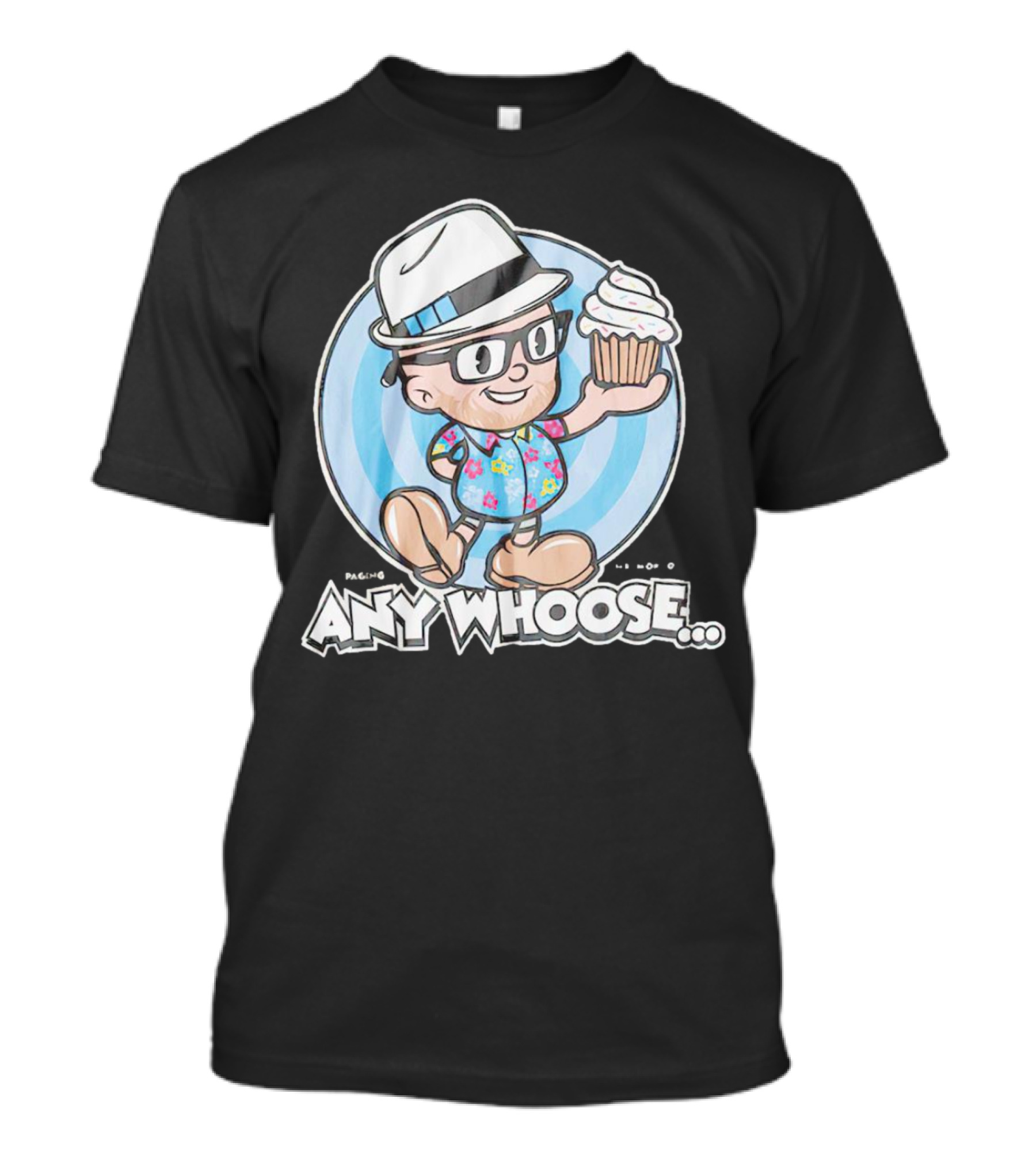 Paging Mr Morrow Any Whoose Cupcake Quirky Cartoon T-Shirt