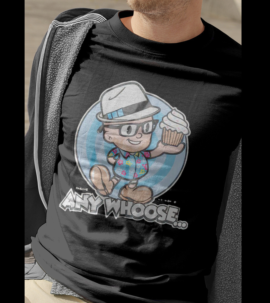 Paging Mr Morrow Any Whoose Cupcake Quirky Cartoon T-Shirt