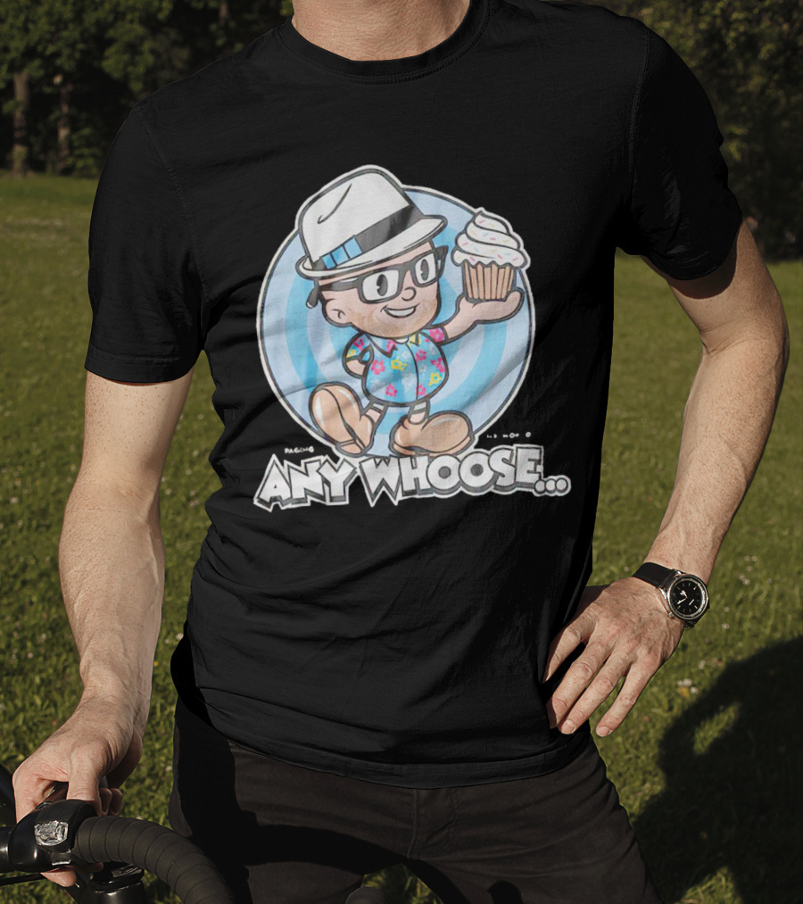 Paging Mr Morrow Any Whoose Cupcake Quirky Cartoon T-Shirt