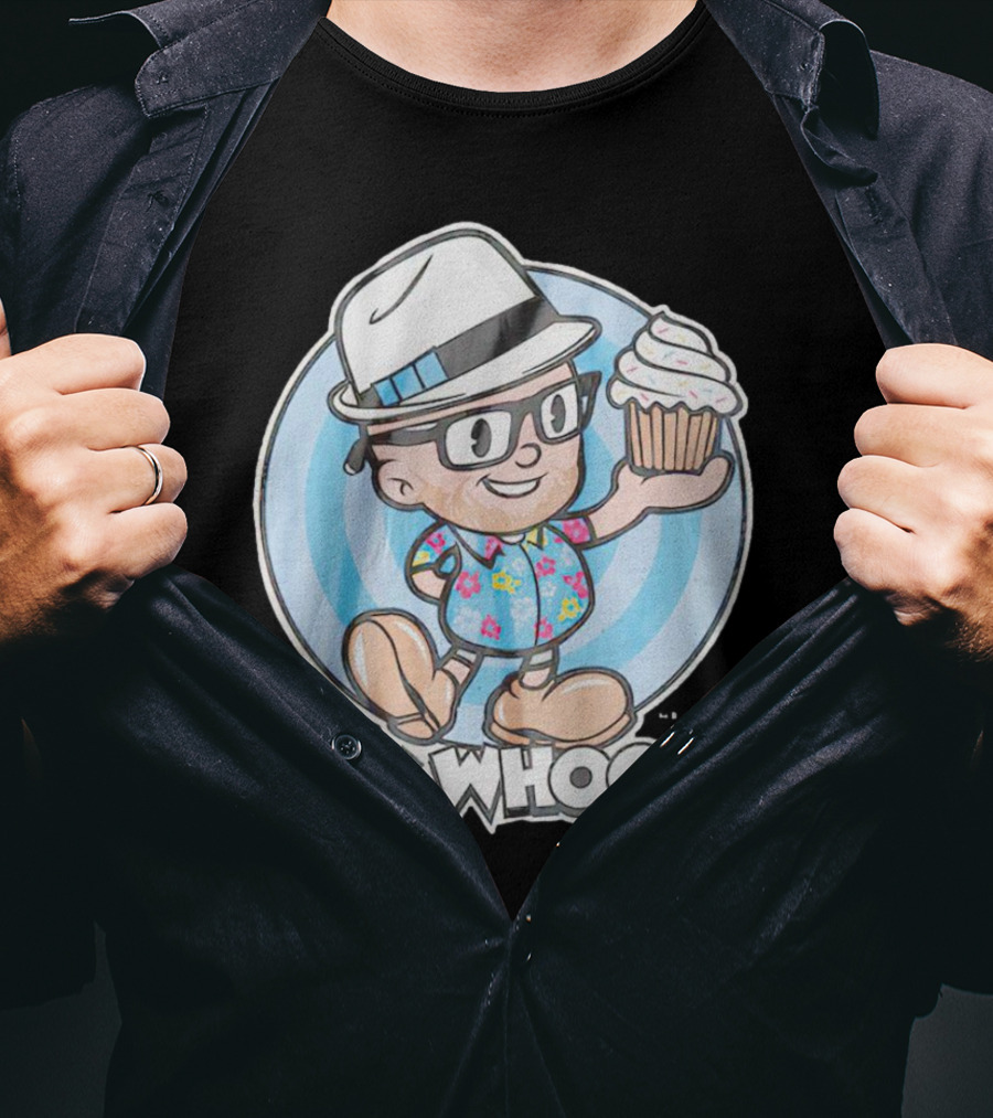 Paging Mr Morrow Any Whoose Cupcake Quirky Cartoon T-Shirt
