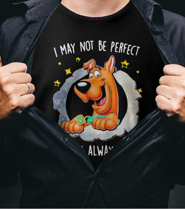 ScoobyDoo I May Not Be Perfect But I'm Always Me With Stars And Confident Pose T-Shirt
