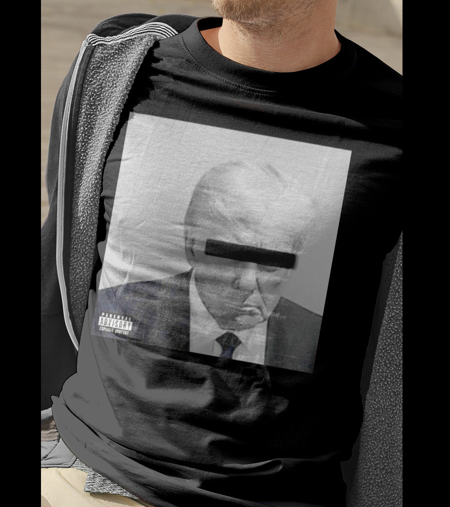 Parental Advisory Explicit Content Black Bar Over Eyes T-Shirt