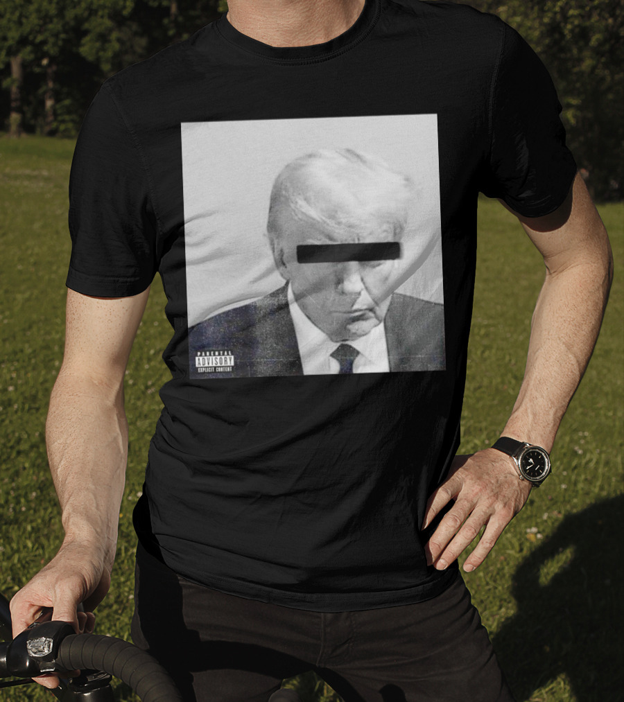 Parental Advisory Explicit Content Black Bar Over Eyes T-Shirt