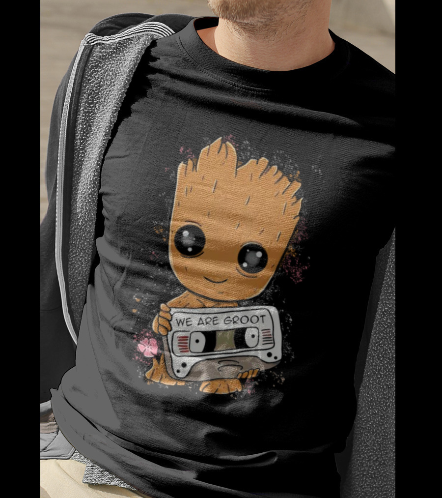 Cute We Are Groot Cassette Adorable T-Shirt