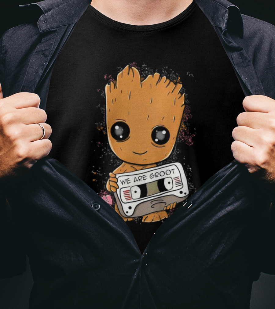 Cute We Are Groot Cassette Adorable T-Shirt
