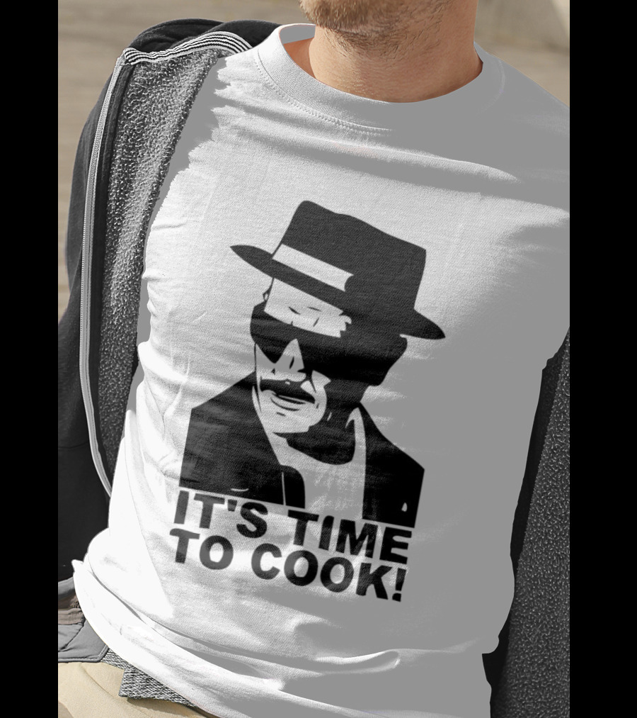 It's Time To Cook Heisenberg Silhouette Breaking Bad T-Shirt