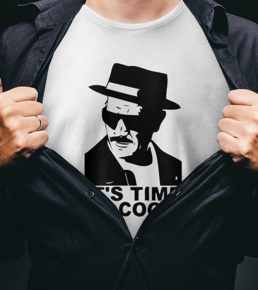 It's Time To Cook Heisenberg Silhouette Breaking Bad T-Shirt