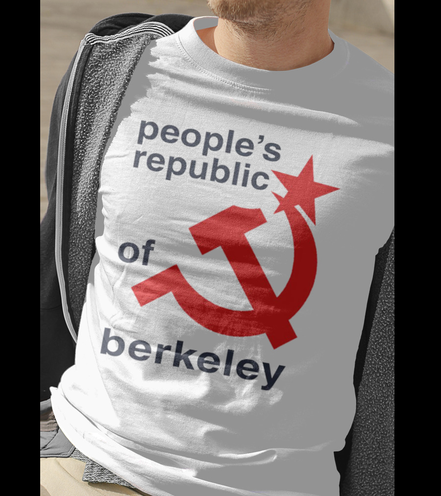 People's Republic Of Berkeley Communist Hammer And Sickle T-Shirt