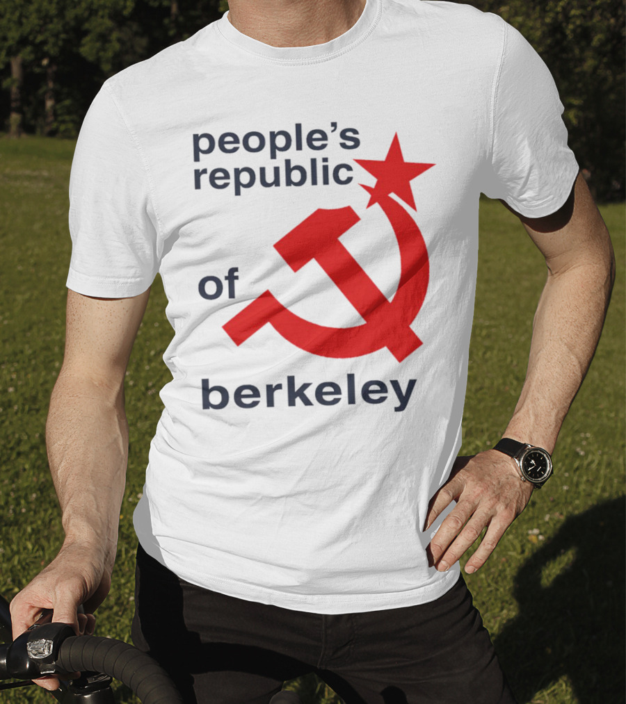 People's Republic Of Berkeley Communist Hammer And Sickle T-Shirt