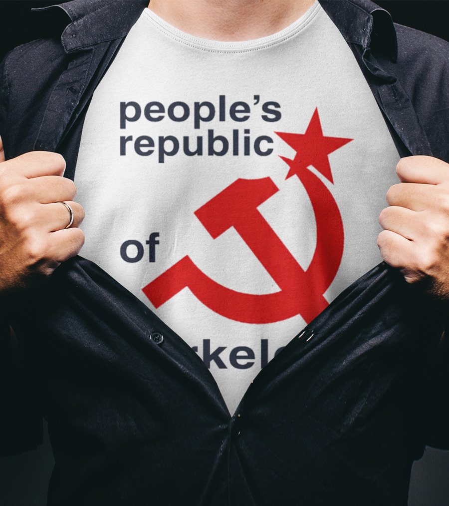 People's Republic Of Berkeley Communist Hammer And Sickle T-Shirt