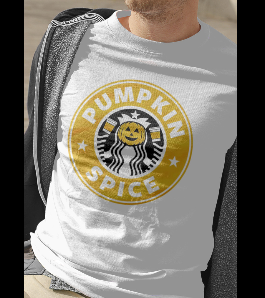 Starbucks Pumpkin Spice Halloween Pumpkinhead T-Shirt