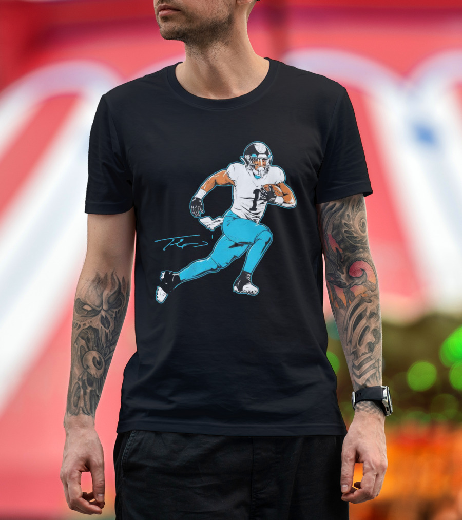 Travis Etienne Jacksonville Jaguars Signature Pose T-Shirt