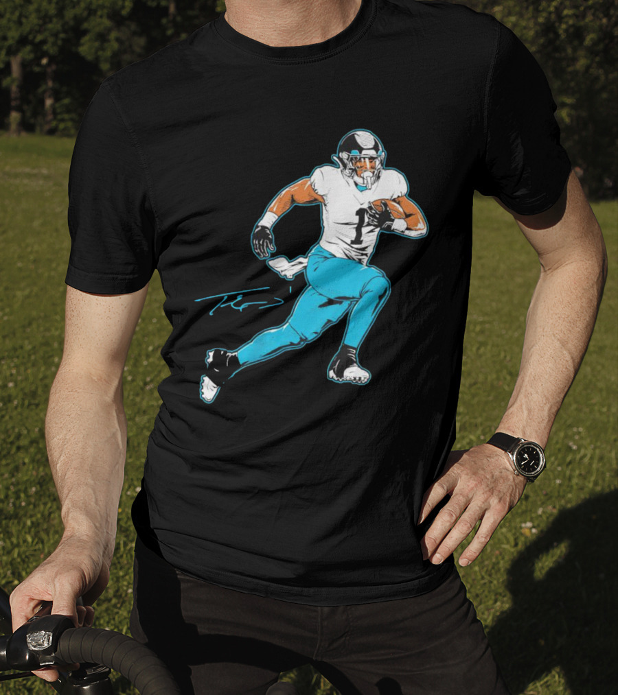 Travis Etienne Jacksonville Jaguars Signature Pose T-Shirt